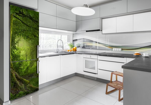 Nálepka na ledničku Tropická džungle FridgeStick-70x190-f-112054688