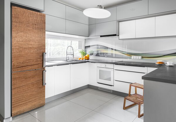 Nálepka tapeta na ledničku Dřevěné pozadí FridgeStick-70x190-f-111507798
