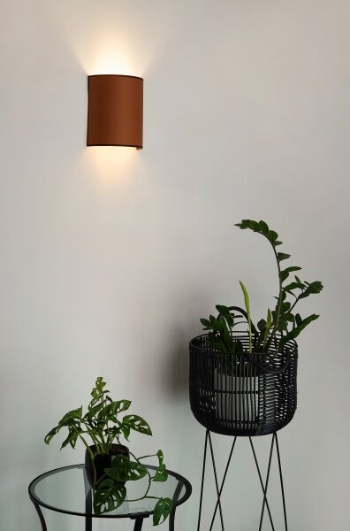 Brilagi - Nástěnné svítidlo SEMI 1xE27/15W/230V pr. 20 cm hnědá