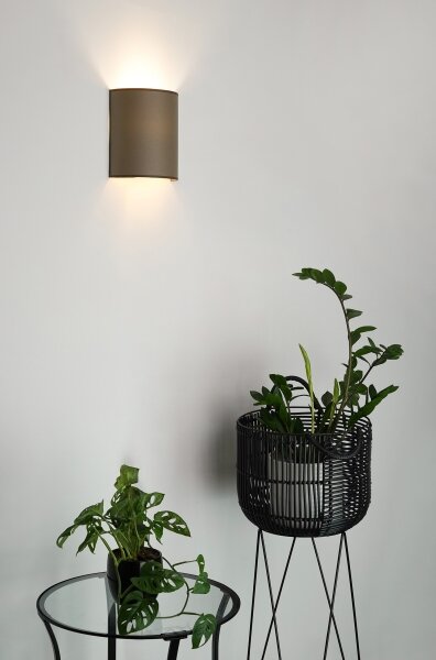 Brilagi - Nástěnné svítidlo SEMI 1xE27/15W/230V pr. 20 cm hnědá