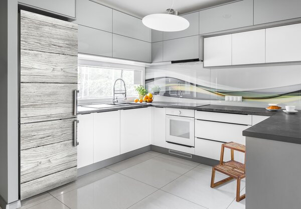 Nálepka tapeta na ledničku Dřevěné pozadí FridgeStick-70x190-f-112523223