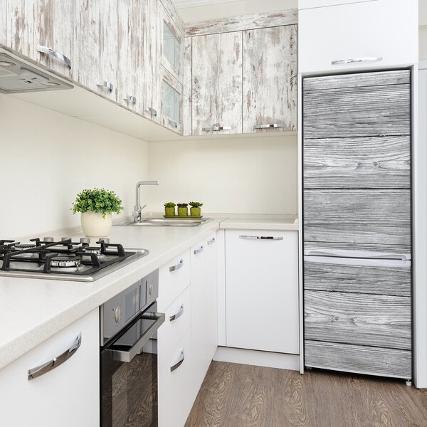 Nálepka tapeta na ledničku Dřevěné pozadí FridgeStick-70x190-f-112521455