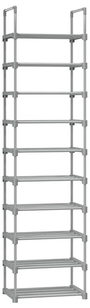 REGÁL NA BOTY, šedá, 45/174/30 cm Boxxx - Online Only šatny & botníky, Online Only