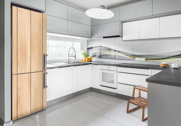 Nálepka tapeta na ledničku Dřevěné pozadí FridgeStick-70x190-f-112861433