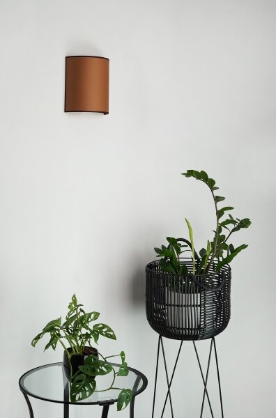 Brilagi - Nástěnné svítidlo SEMI 1xE27/15W/230V pr. 20 cm hnědá
