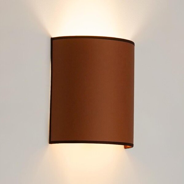 Brilagi - Nástěnné svítidlo SEMI 1xE27/15W/230V pr. 20 cm hnědá