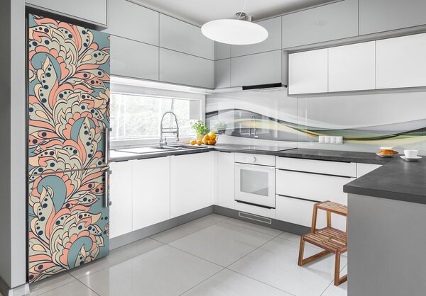 Fototapeta na ledničku Etnické květiny FridgeStick-70x190-f-113014732