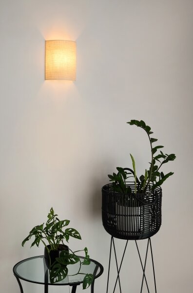 Brilagi - Nástěnné svítidlo SEMI 1xE27/15W/230V pr. 20 cm krémová