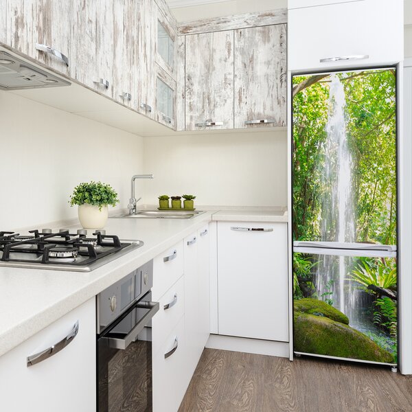 Nálepka na ledničku Vodopád v pralese FridgeStick-70x190-f-113827888