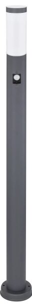 Globo 3159AS - Ven. lampa se senzorem BOSTON 1xE27/15W/230V IP44 110 cm antracit