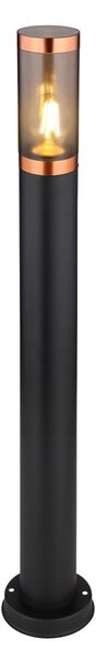 Globo 31588BC - Venkovní lampa BOSTON 1xE27/23W/230V IP44 80 cm černá/měď