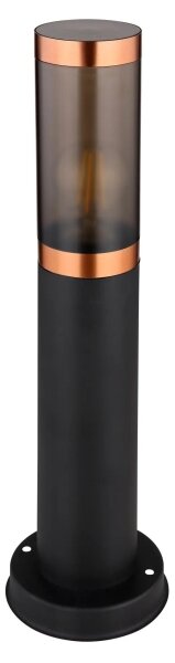 Globo 3158BC - Venkovní lampa BOSTON 1xE27/23W/230V IP44 45 cm černá/měď