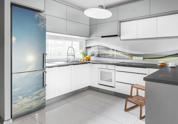 Nálepka na ledničku Slunce na nebi FridgeStick-70x190-f-114375857
