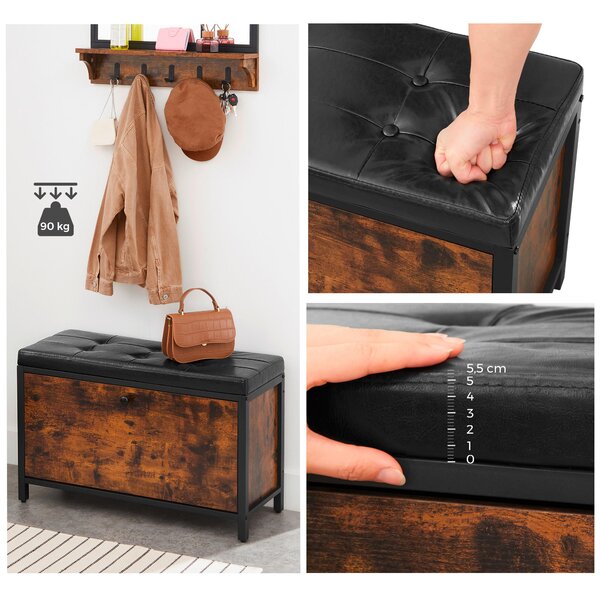ŠATNÍ LAVICE, 80/51/30 cm Boxxx - Šatní skříně, Online Only