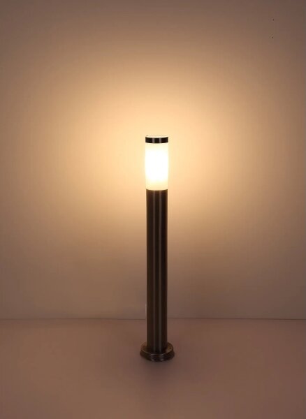 Globo 31588 - Venkovní lampa BOSTON 1xE27/23W/230V IP44 80 cm lesklý chrom