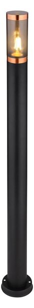 Globo 3159BC - Venkovní lampa BOSTON 1xE27/23W/230V IP44 110 cm černá/měď