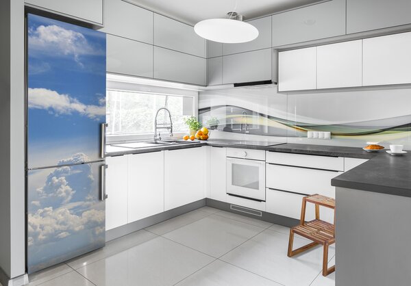 Nálepka na ledničku Mraky na nebi FridgeStick-70x190-f-115551342