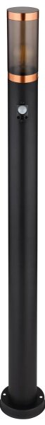 Globo 3159BCS-Ven. lampa se senzorem BOSTON 1xE27/15W/230V IP44 110cm černá/měď