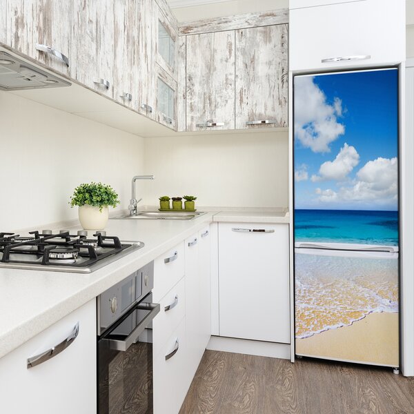 Nálepka na ledničku Tropická pláž FridgeStick-70x190-f-11574570