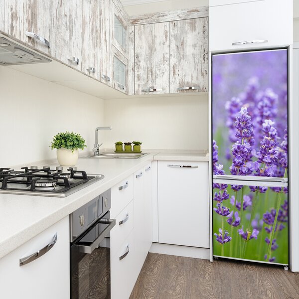 Foto nálepka tapeta lednička Pole levandule FridgeStick-70x190-f-115973542