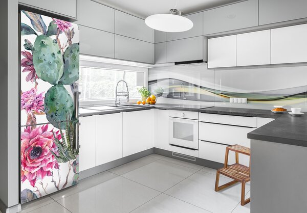Nálepka fototapeta na ledničku Kaktury FridgeStick-70x190-f-116179692