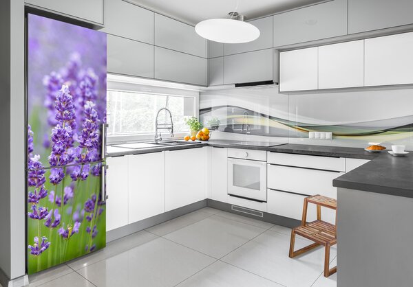 Foto nálepka tapeta lednička Pole levandule FridgeStick-70x190-f-115973542