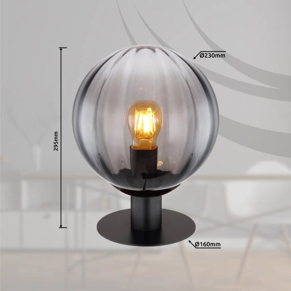 Globo 15216T - Stolní lampa DALLERTA 1xE27/12W/230V