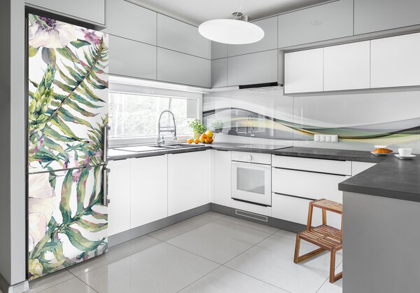 Fototapeta na ledničku Tropické listí FridgeStick-70x190-f-115513944