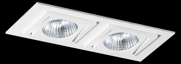 BPM 4267LED2.D40.3K Vestavné svítidlo Aluminio Blanco bílá 2x 10W LED 230V - BPM