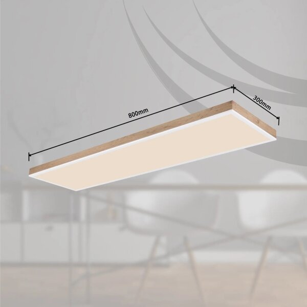 Globo 416080WWD5-CCT- LED Stmív. stropní DORO LED/36W/230V 2700-6500K + DO hnědá
