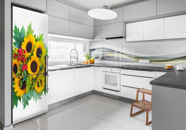 Nálepka fototapeta na ledničku Slunečníky FridgeStick-70x190-f-116559285