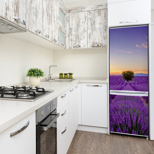 Nálepka na ledničku samolepící Pole levandule FridgeStick-70x190-f-116891054