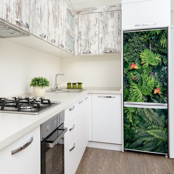 Nálepka fototapeta na ledničku Tropické rostliny FridgeStick-70x190-f-117285228