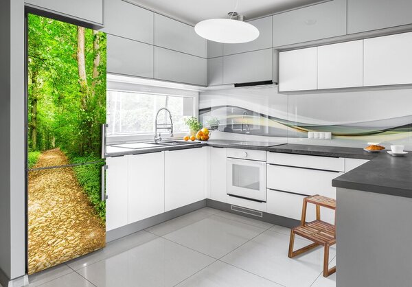 Nálepka na ledničku Stezka v lese FridgeStick-70x190-f-117769532