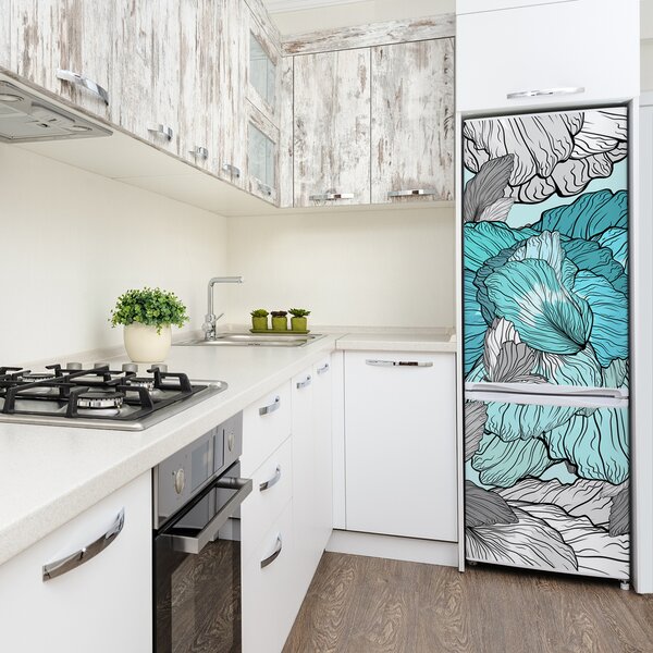 Fototapeta na ledničku Květinový vzor FridgeStick-70x190-f-117259293
