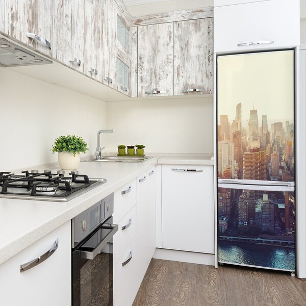 Tapeta nálepka na ledničku New York z ptačího pohledu FridgeStick-70x190-f-117684952
