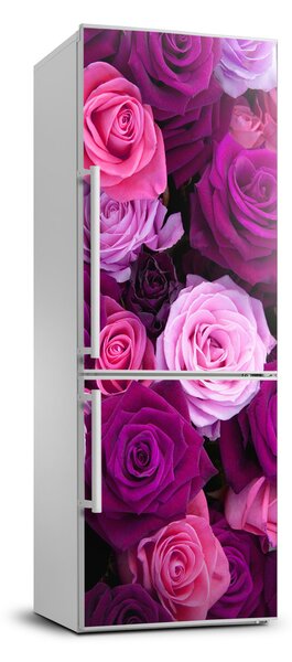 Nálepka fototapeta na ledničku Růžové růže FridgeStick-70x190-f-119226087