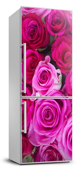 Nálepka fototapeta na ledničku Růžové růže FridgeStick-70x190-f-119338760