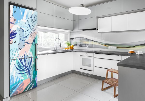 Fototapeta na ledničku Tropické listí FridgeStick-70x190-f-120213733