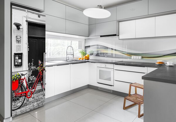 Samolepící nálepka na ledničku Městské kolo FridgeStick-70x190-f-119941784