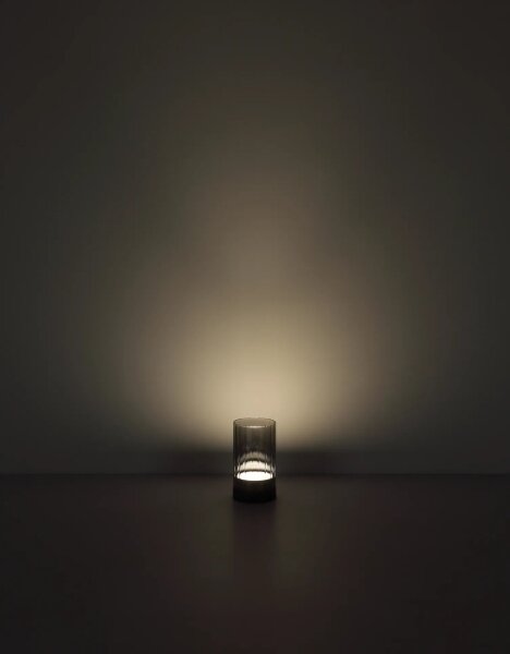 Globo 21012S -LED Ven. stolní lampa PIXY LED/2W/3,7V 2700/4000/6500K IP44 šedá