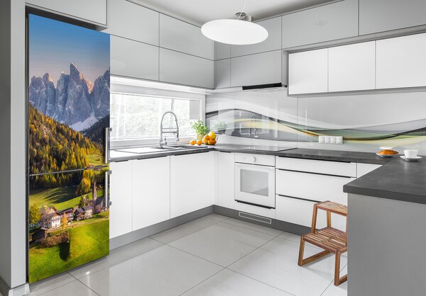 Nálepka na ledničku Město v horách FridgeStick-70x190-f-120357126