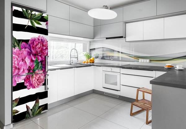 Nálepka fototapeta na ledničku Pivoňka FridgeStick-70x190-f-120266608