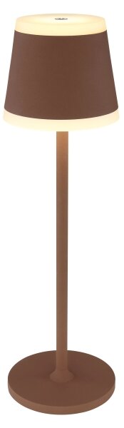 Globo 58433R - LED Stmívatelná stolní lampa RIDLEY LED/4,6W/3,7V 3000K hnědá
