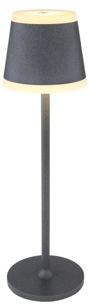 Globo 58433G - LED Stmívatelná stolní lampa RIDLEY LED/4,6W/3,7V 3000K šedá