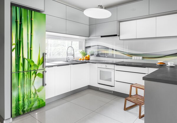 Foto nálepka tapeta lednička Bambus FridgeStick-70x190-f-120328411