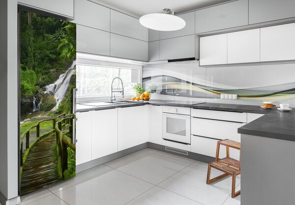 Foto nálepka na ledničku Stezka v pralese FridgeStick-70x190-f-120475287