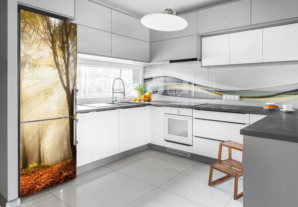 Nálepka na ledničku samolepící Podzimní les FridgeStick-70x190-f-120624836