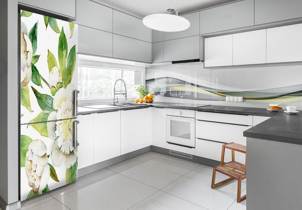 Nálepka fototapeta na ledničku Pivoňka FridgeStick-70x190-f-121809062