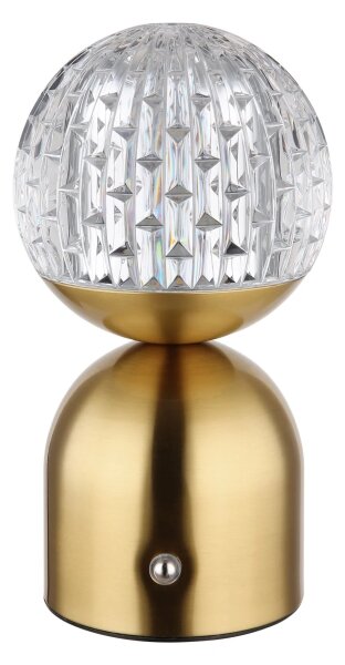 Globo 21007M-LED Stm. dot. stol. lampa JULSY LED/2,5W/3,7V 2700/4000/6500K mosaz